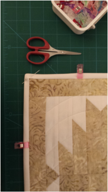 handmade quilted table runner